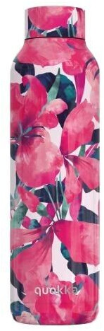 Quokka Solid Thermos Bottle 630ml pink bloom