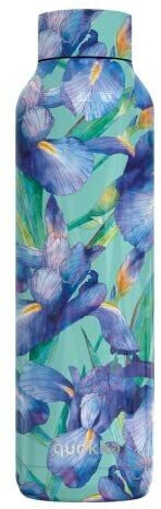 Quokka Solid Thermos Bottle 630ml blue irises