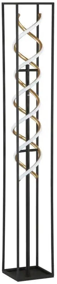 Fischer & Honsel 40495 LED floor lamp Gian sand black gold leaf CCT