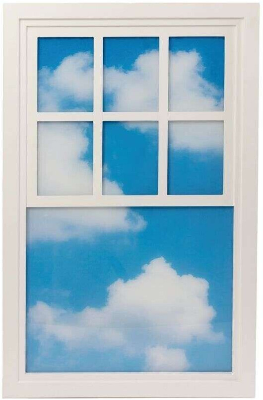 Seletti Window 1 Wall/Floor light White/Light Blue