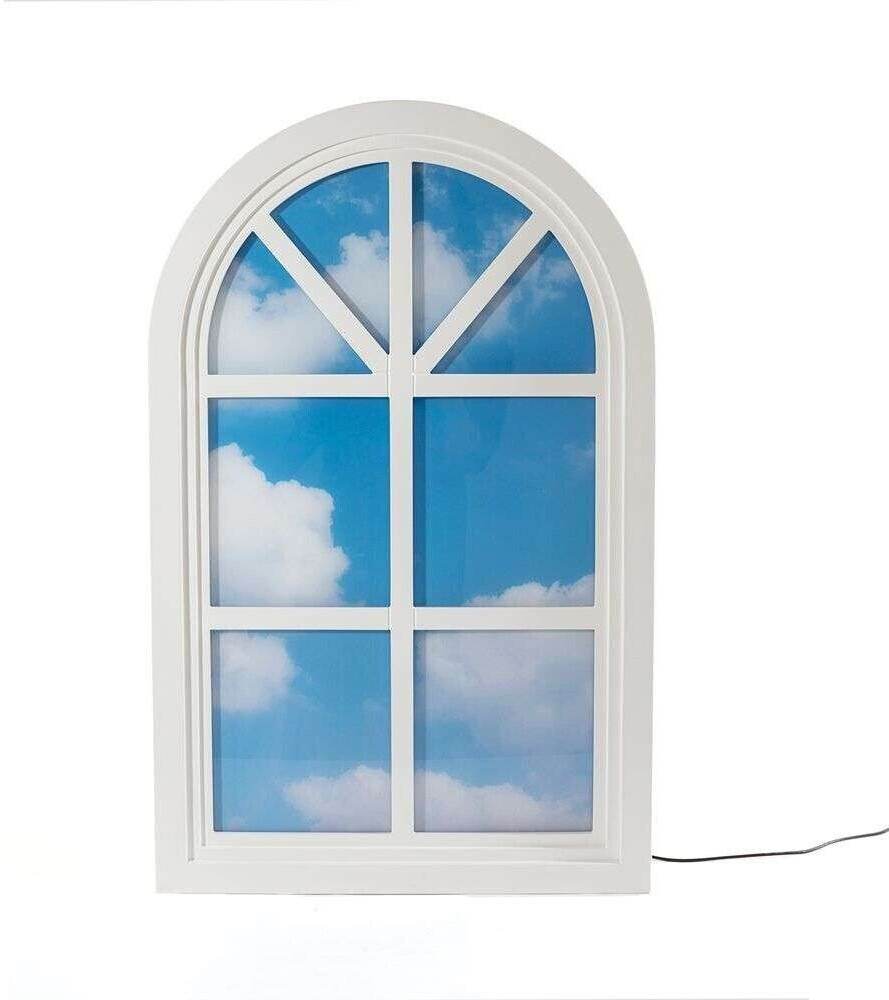 Seletti Window 2 Wall/Floor light White/Light Blue