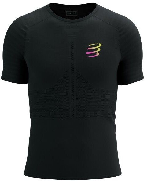 Compressport Racing short sleeves T-Shirt black/safe yellow