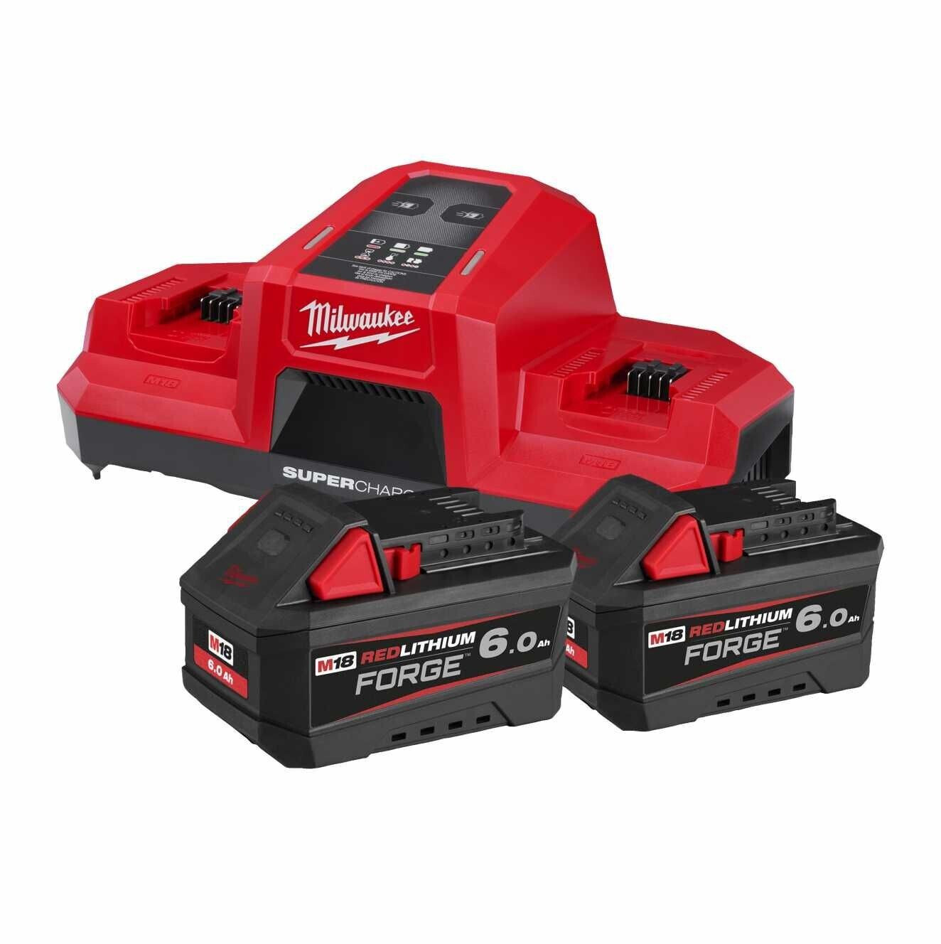 Milwaukee Akku-Starterset M18 FORGENRG-602 2x 6Ah Akkus 
