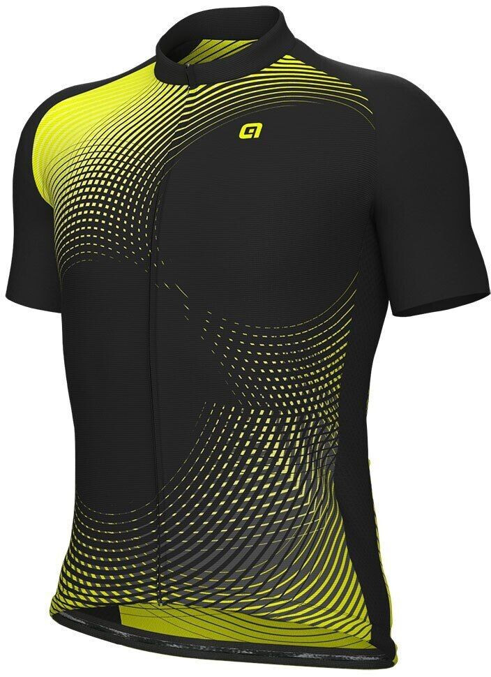 Alé Cycling Pragma Optical Short Sleeve Jersey (L24059460) yellow