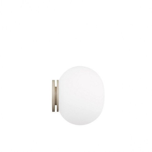 FLOS Glo-Ball Mini ceiling and wall light white max. 20 (max. 23 LED) watt glass 12x8x12 cm white (602)