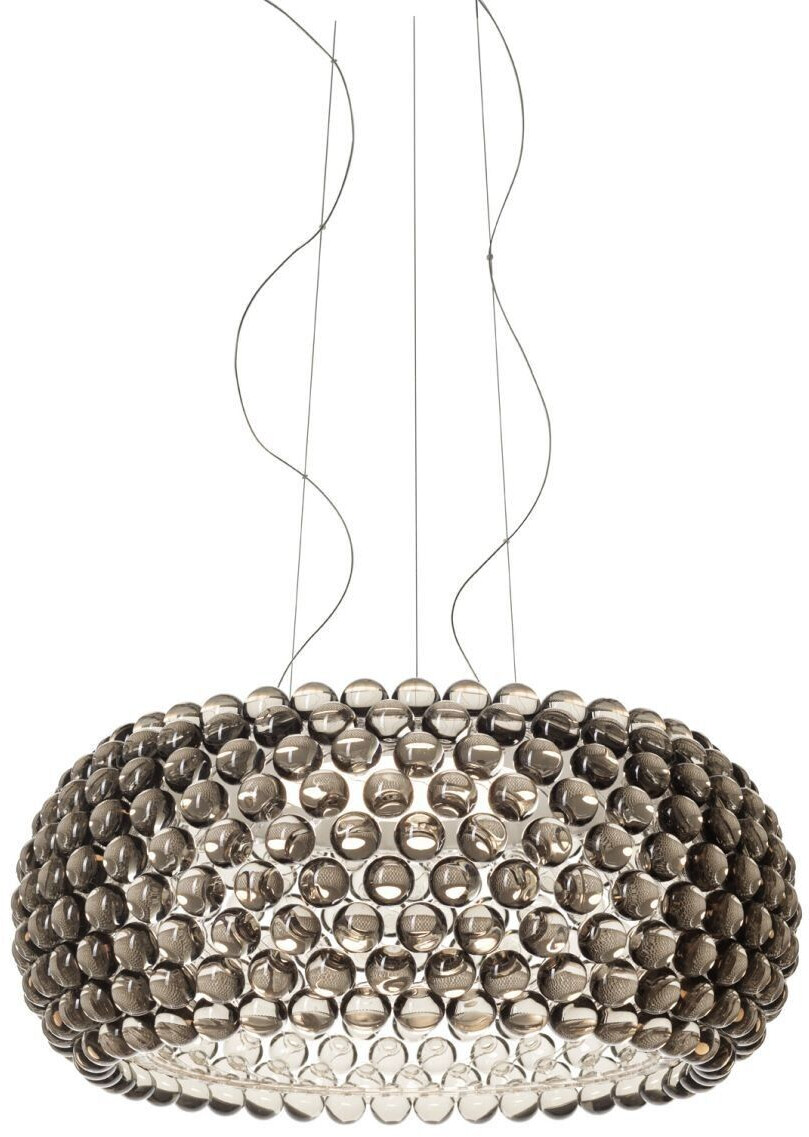 Foscarini Caboche Plus Grande pendant light gray 28 watts 70x28x70 cm grigio