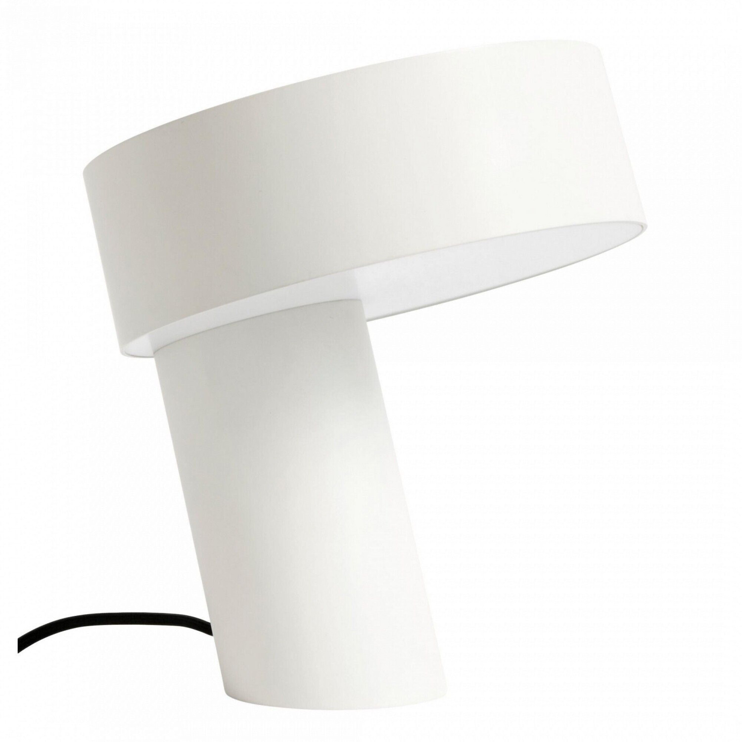 HAY Slant table lamp white round max. 15 (LED) watt 23x28x24 cm white (603)