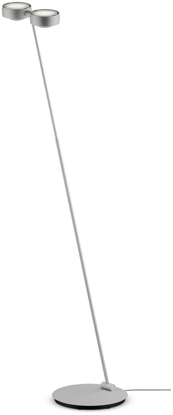 Occhio Sento E terra silver 2x26 Watt 12x180x12 cm matt chrome (803)