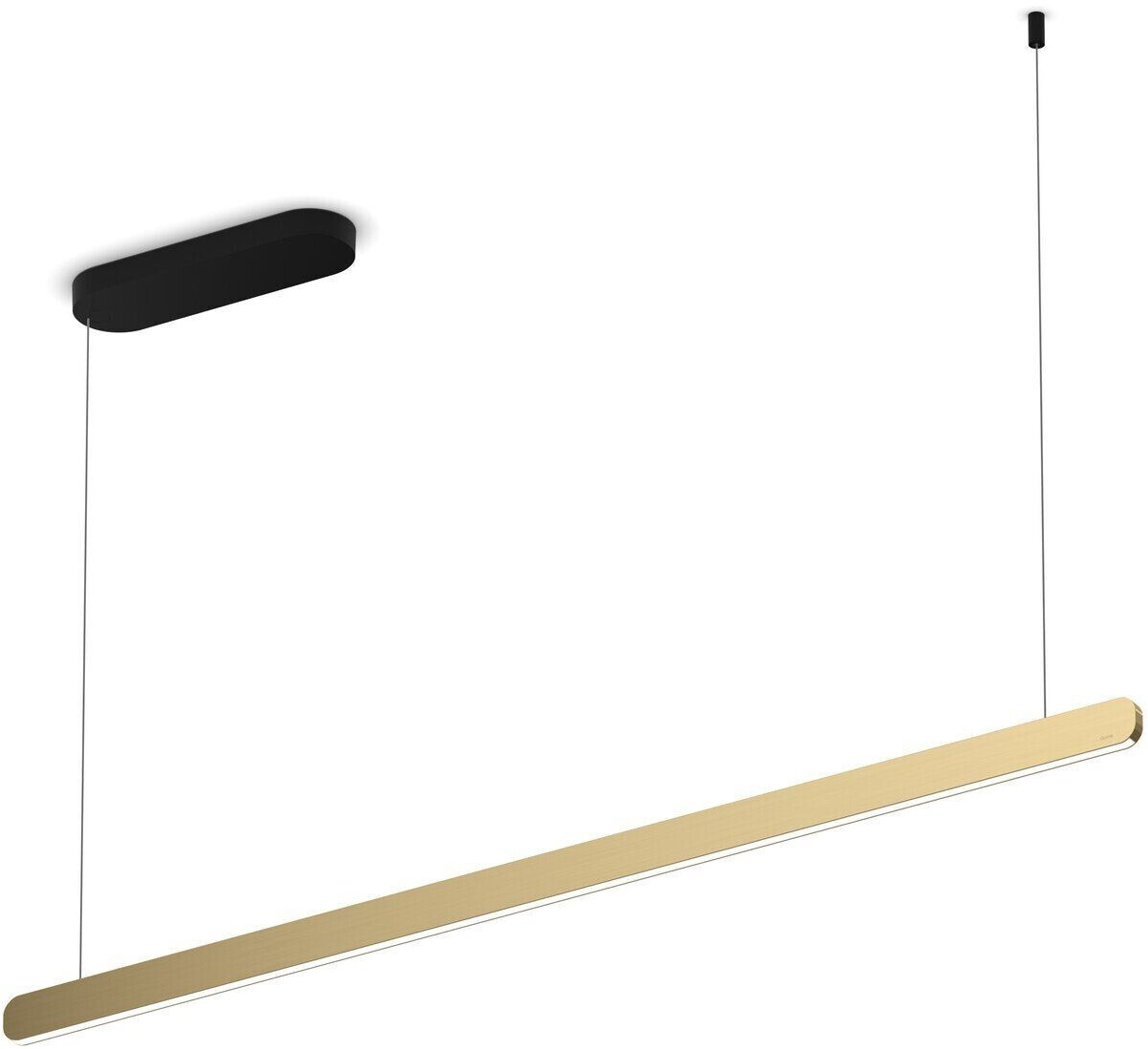 Occhio Mito linear volo 140 pendant light bronze columnar 60 watt 136x5x2 cm (902)