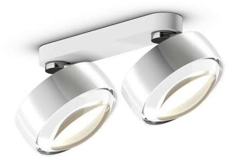 Occhio Più alto double volt C80 white 2x26 Watt 22x14x12 cm white gloss (405)