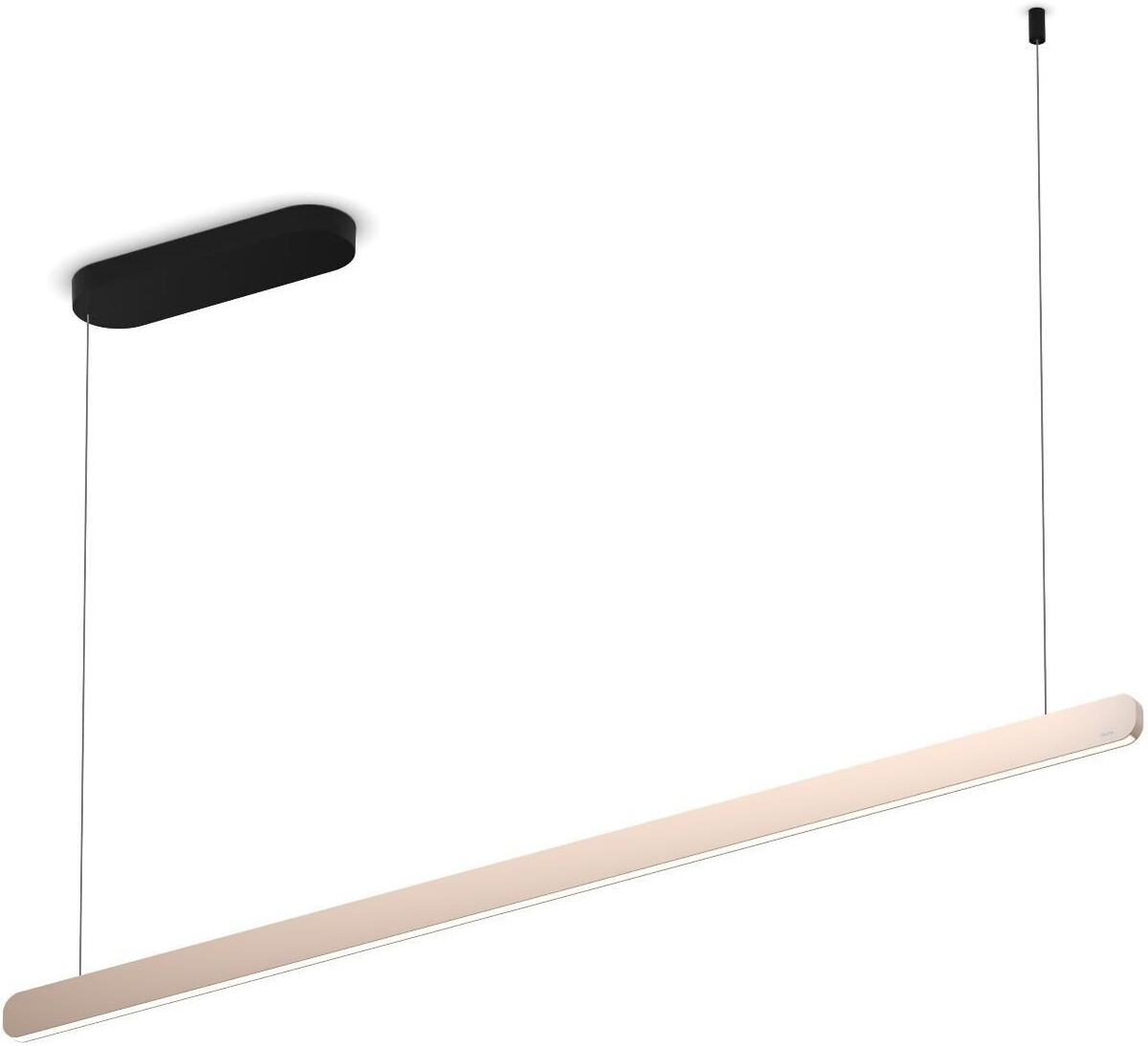 Occhio Mito linear volo 140 pendant light gold columnar 60 watt 136x5x2 cm matt gold matt gold (903)