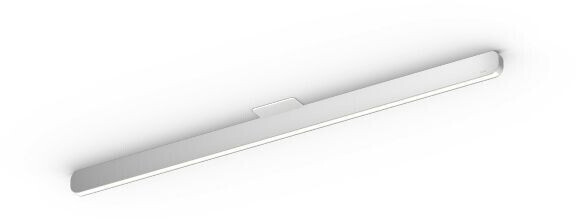 Occhio Mito linear alto up ceiling light silver columnar 45 watt 103x5x2 cm matt silver (571) 100 cm