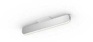 Occhio Mito linear alto up ceiling light silver columnar 15 watt 37x5x2 cm matt silver (523) 40 cm