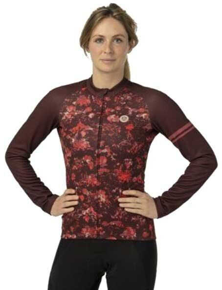 AGU Abstract Flower Essential Long Sleeve Jersey Women (AGU44220300-553) red