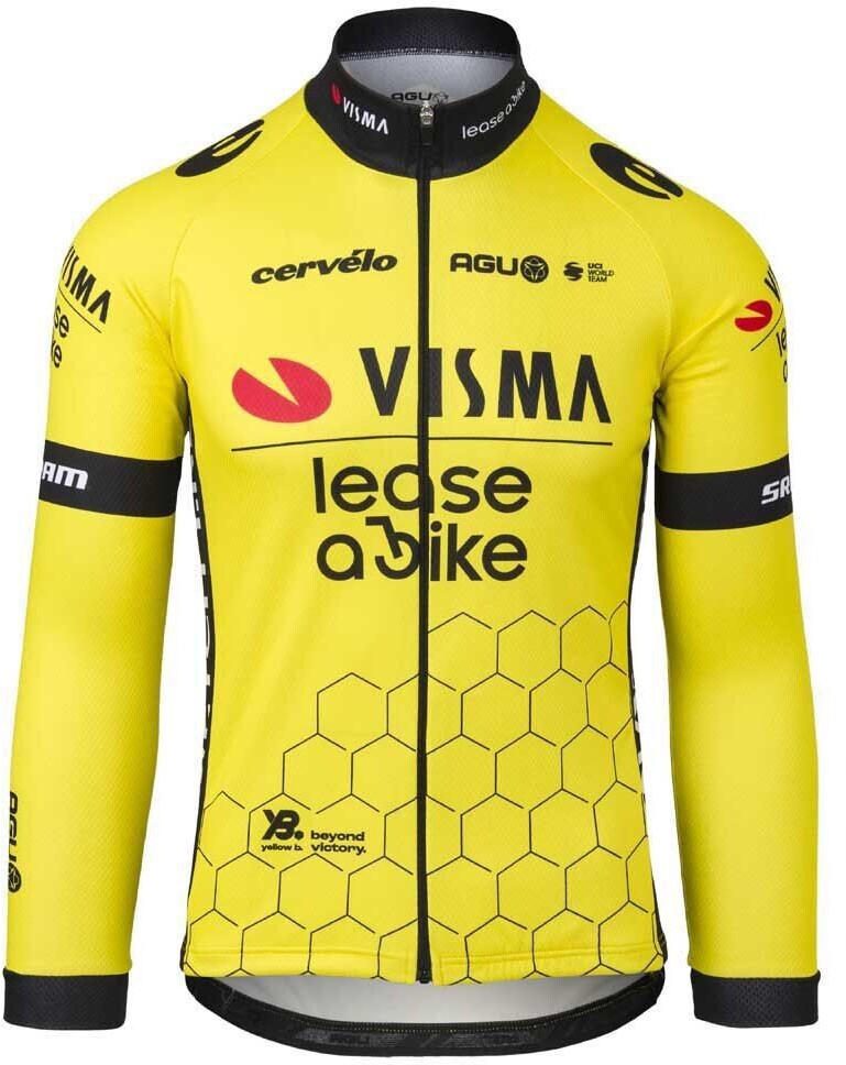 AGU Replica Visma | Lease A Bike 2024 Long Sleeve Jersey (49039400-512) yellow