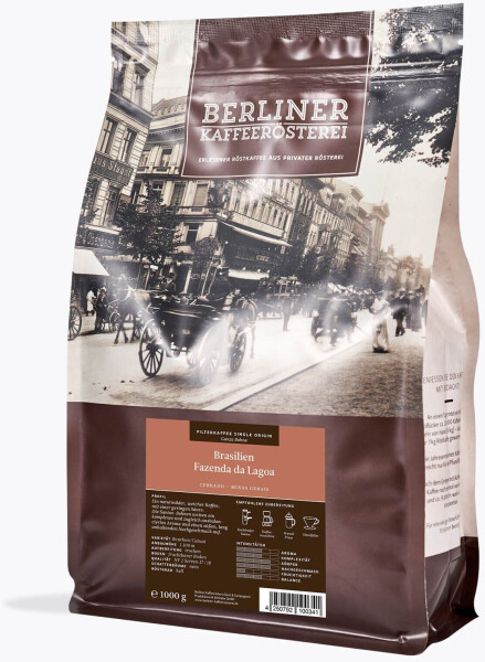 Berliner Kaffeerösterei Brasilien Fazenda da Lagoa Bohnen
