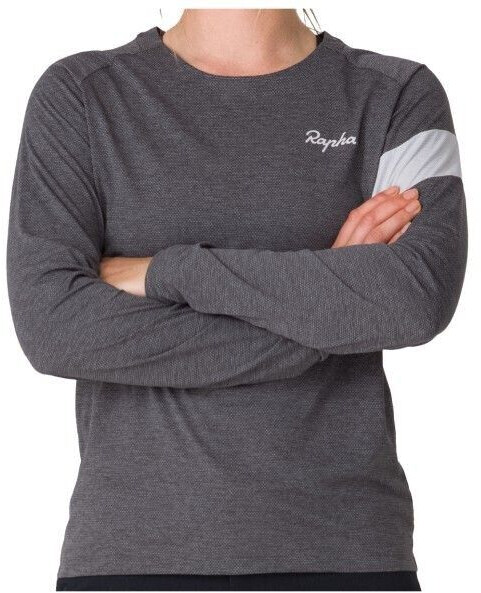 Rapha Women's Trail Long Sleeve Technical T-Shirt Grey/LightGrey