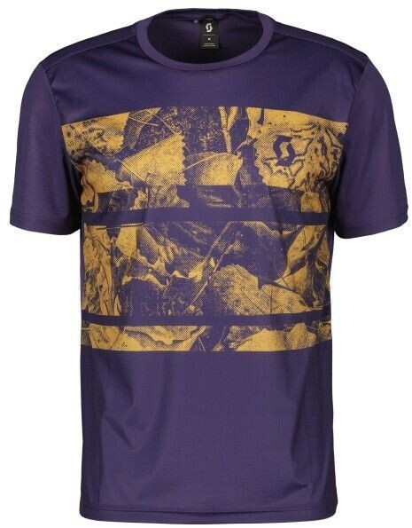 Scott Trail Flow S/S CyberPurple/SiltBeige