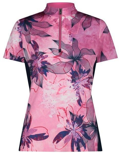 CMP Women's T-Shirt Free Bike Blue/Fuxia