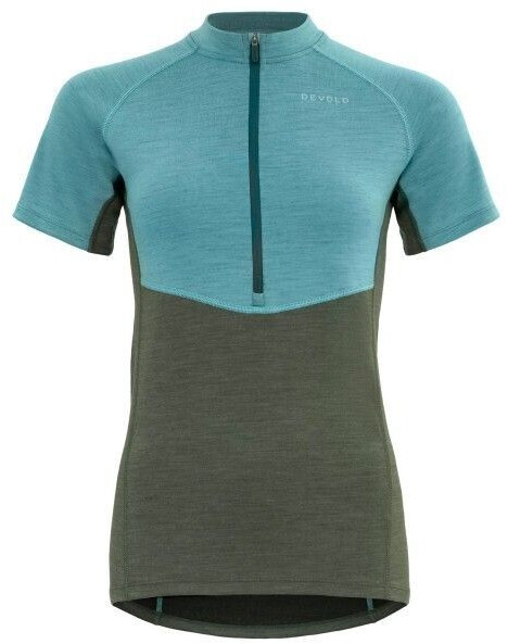 Devold Women's Standal Merino Tee Zip Neck Forest