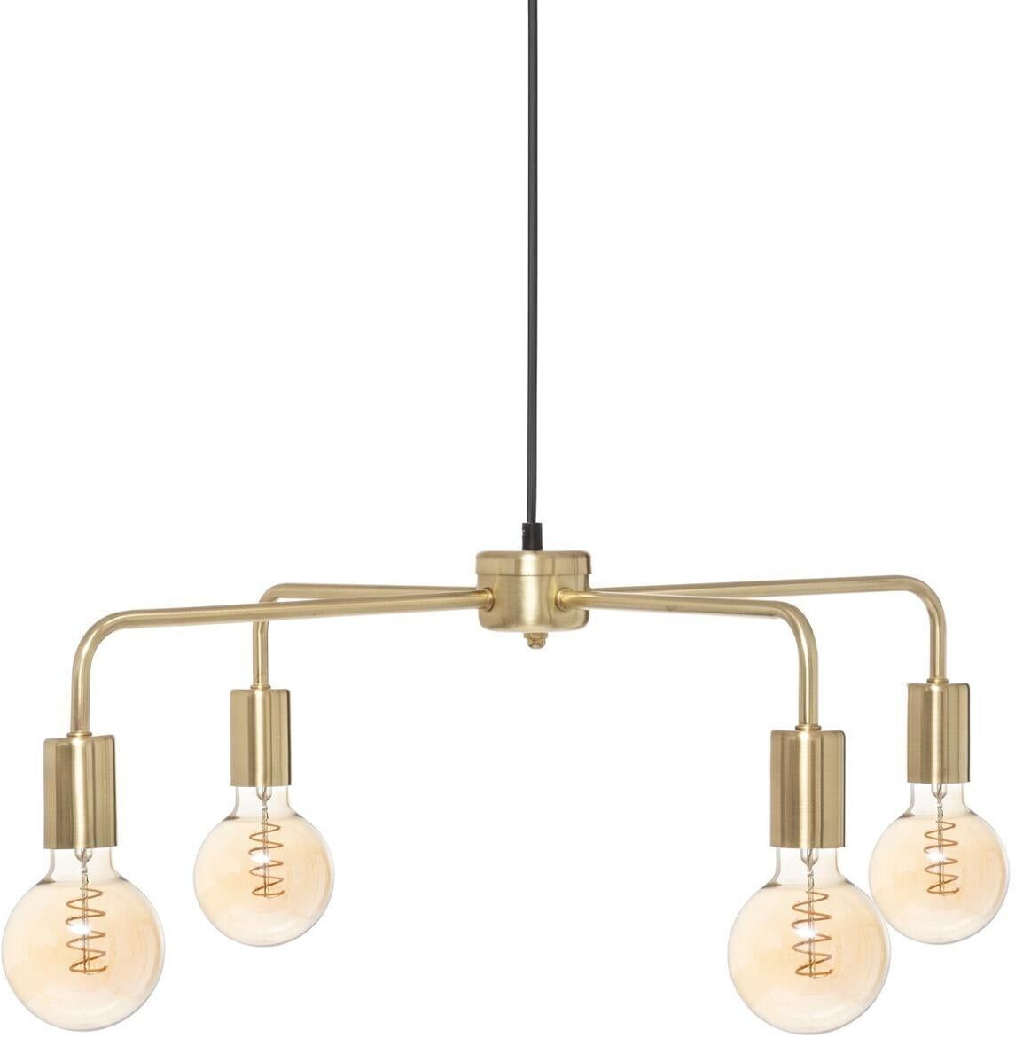 Atmosphera Pendant lamp teve, 4-bulb, gold