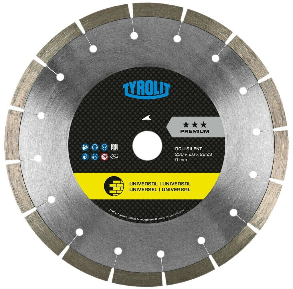 Tyrolit Diamond disc DCU Premium 230x2,6x22,23mm DCUS