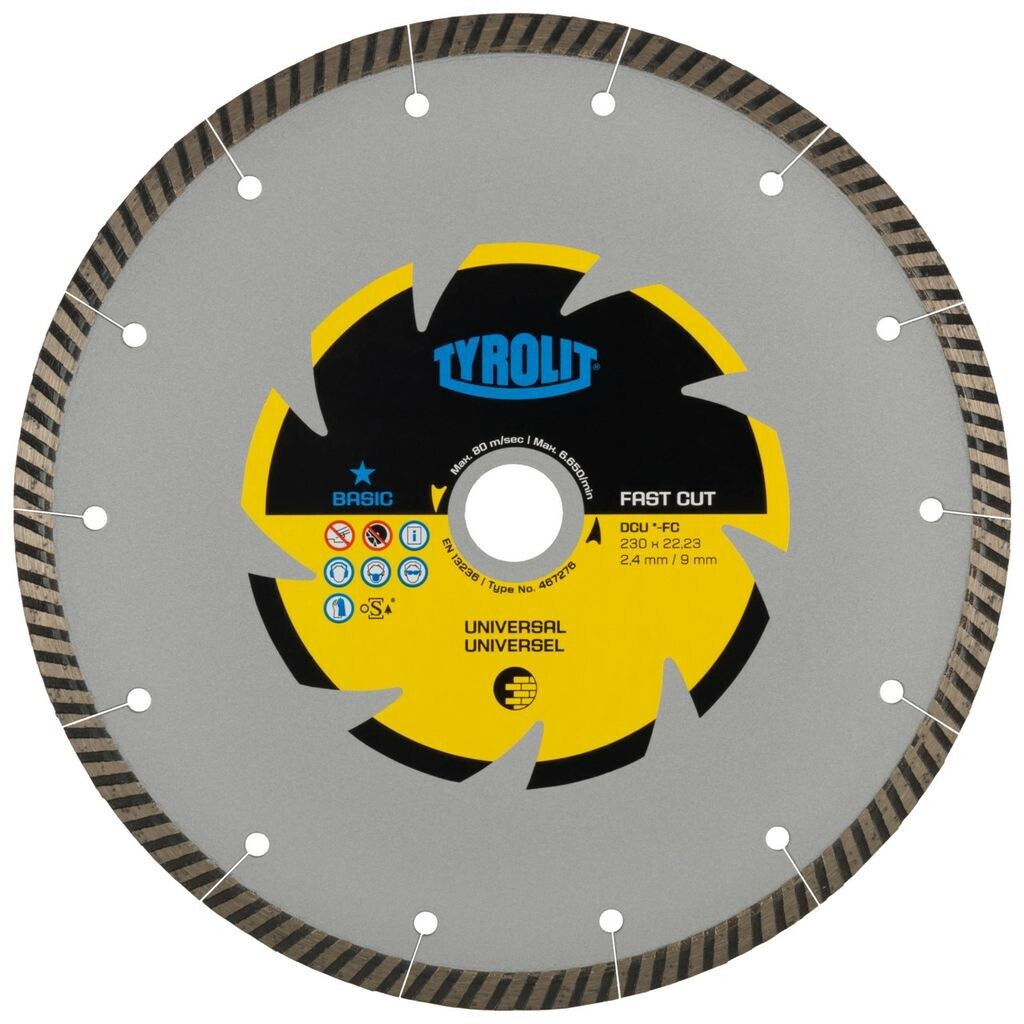Tyrolit Diamond disc DCUFAST CUT Basic 300x3x20mm DCUFC