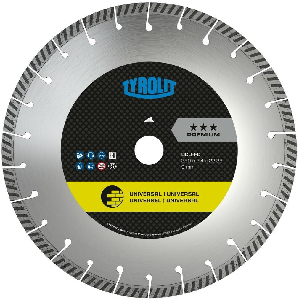 Tyrolit Diamond disc DCUFAST CUT Premium 230x2,4x22,23mm DCUFC