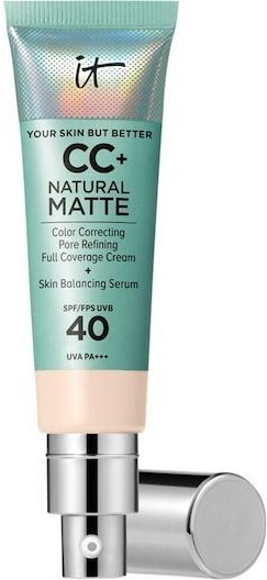 IT Cosmetics Your Skin But Better CC Plus Cream Natural Matte SPF40 (32 ml) Porcelain