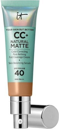 IT Cosmetics Your Skin But Better CC Plus Cream Natural Matte SPF40 (32 ml) Tan