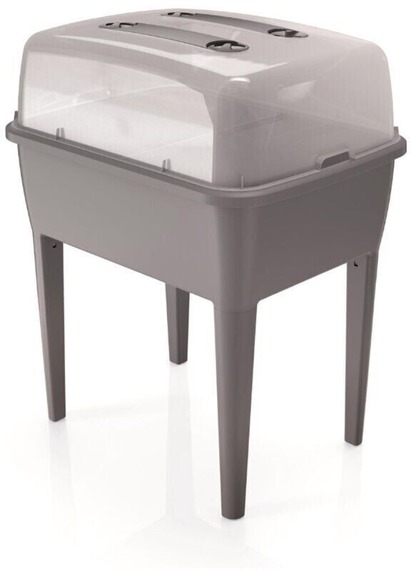 Prosperplast Respana Planter Set 77 x 58 x 96,3 cm Stone Gray