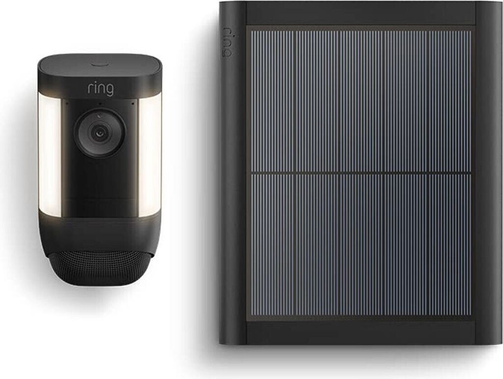 Ring Spotlight Cam Pro Outdoor Battery-Powered Security Camera – Black, Wi-Fi, Alexa Compatible – New
