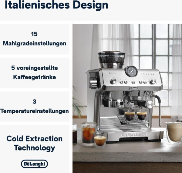 De'Longhi La Specialista Opera EC9555.M silber, Bild 5