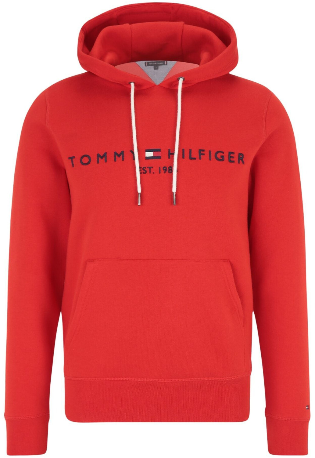 Tommy Hilfiger Organic Cotton Blend Logo Hoody (MW0MW11599) fierce red