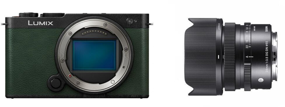 Panasonic Lumix DC-S9 Kit 24mm Sigma f3.5 vert