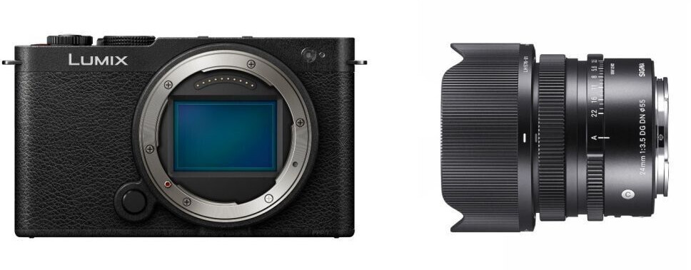 Panasonic Lumix DC-S9 Kit 24mm Sigma f3.5 noir