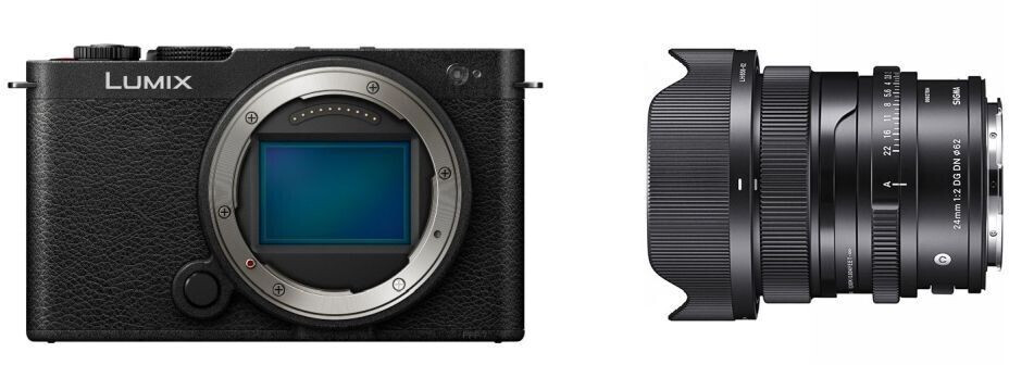 Panasonic Lumix DC-S9 Kit 24mm Sigma f2.0 noir