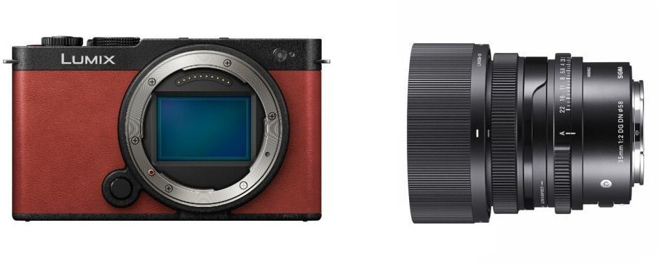 Panasonic Lumix DC-S9 Kit 35mm Sigma Crimson Red
