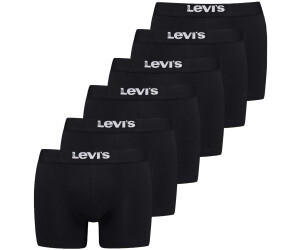 Levi's Solide Basic Boxershorts 6er-Pack (701224217) schwarz