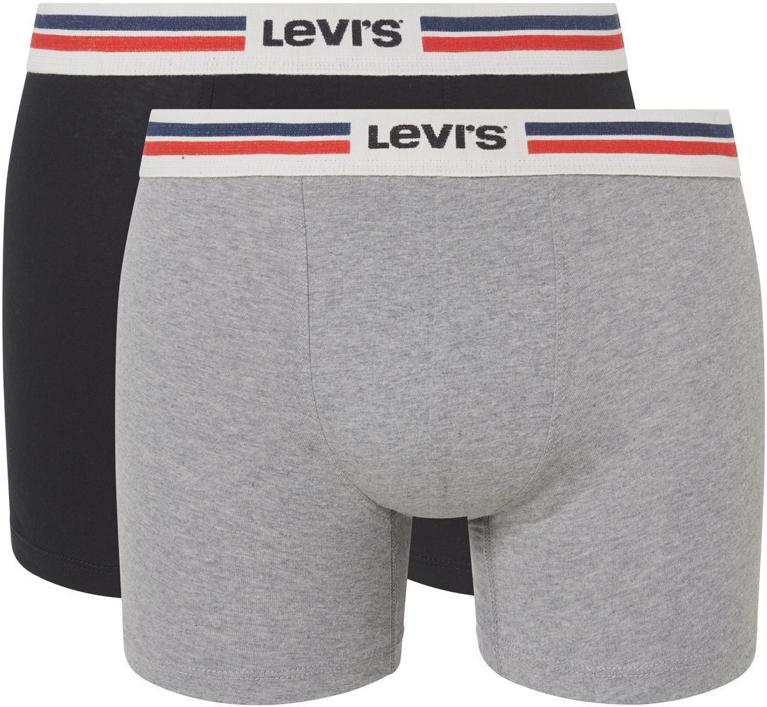 Levi's Boxer shorts 2-pack (701222843) grey/black