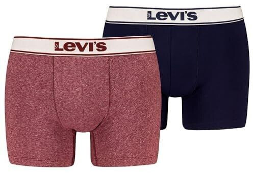 Levi's Vintage Organic Boxer 2-pack (701227424) chocolate truffel