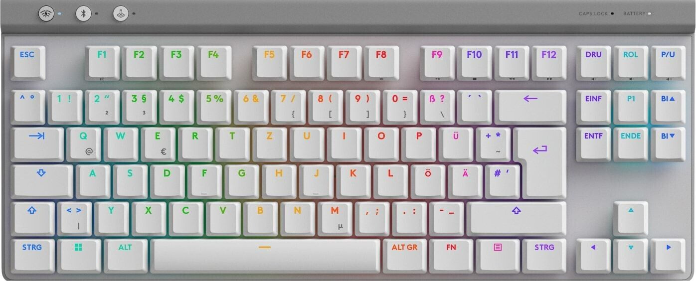 Logitech G515 Lightspeed TKL White (DE) (tactile)