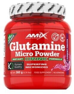 Amix Glutamine Powder Drink 360g Forest Fruits