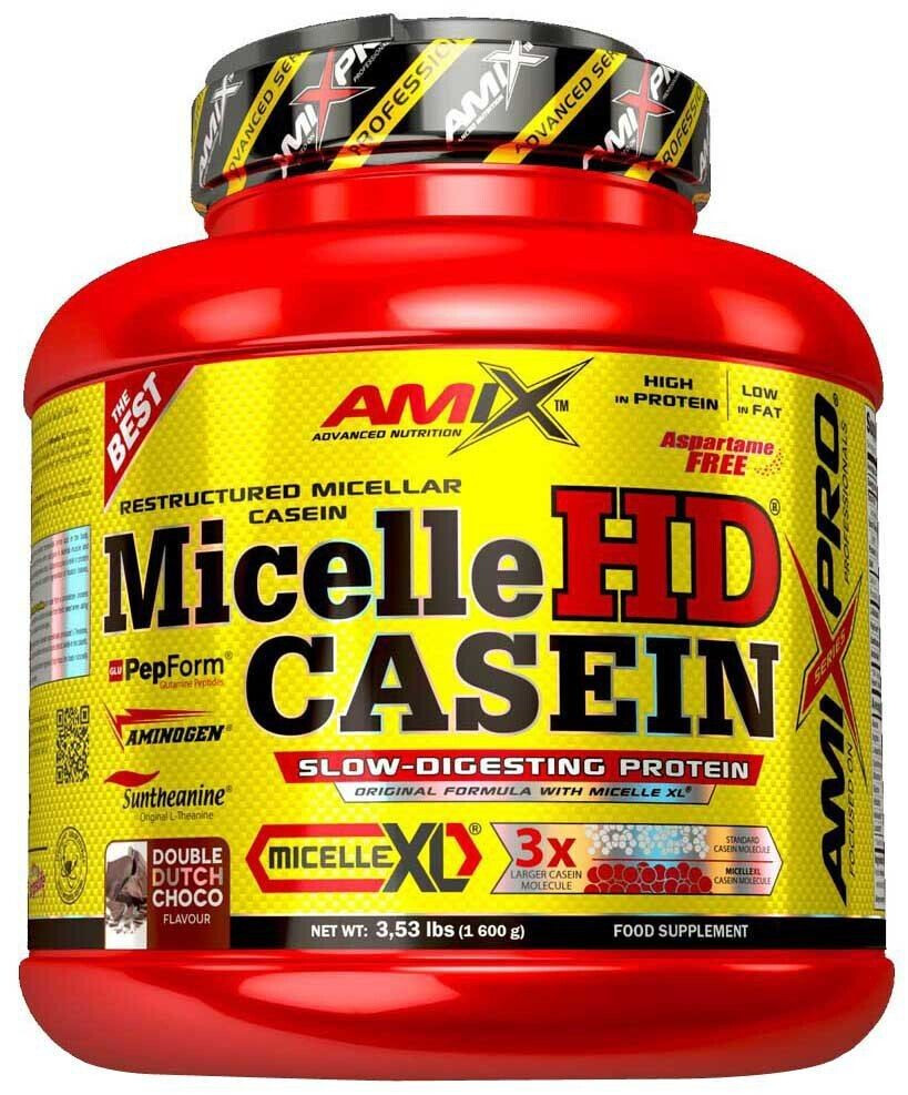 Amix Pro Micelle HD Casein 1.6kg Double Chocolate