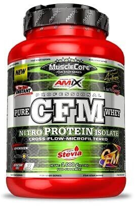 Amix MuscleCore CFM Nitro Isolated Protein 1kg Strawberry Yogurt