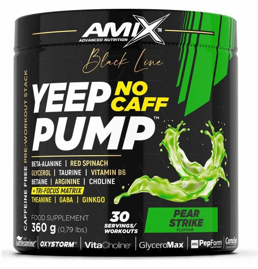 Amix Black Line Yeep Pump 360g Caffeine-Free Pear Strike