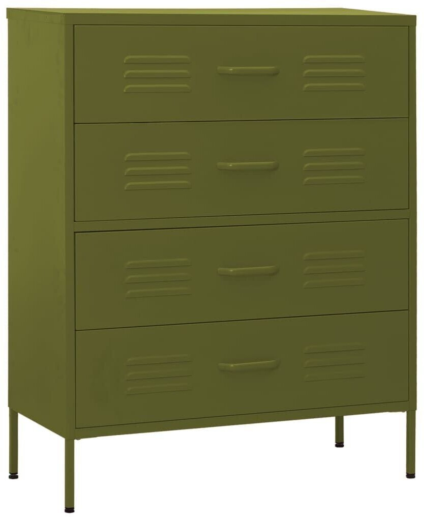 vidaXL Chest of drawers steel 80x101.5cm (336198)