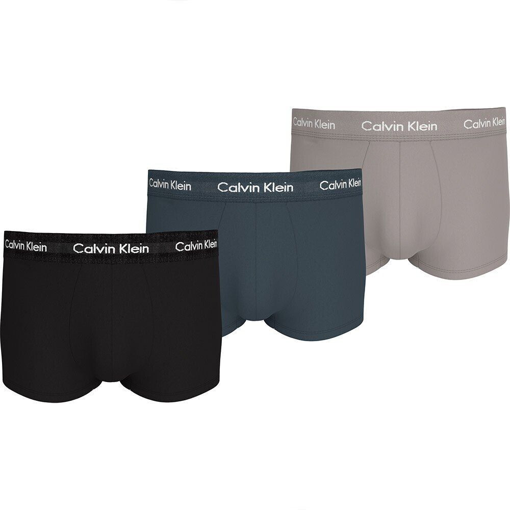 Calvin Klein 3-Pack Low Rise Trunks Cotton Stretch (U2664G-QRH)
