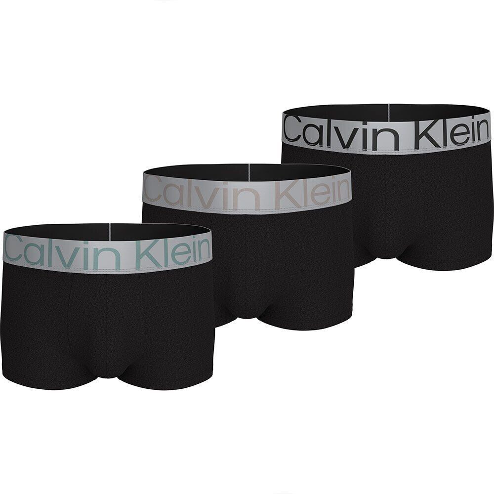 Calvin Klein 3-Pack Low Rise Boxer (000NB3074A-QTE) black