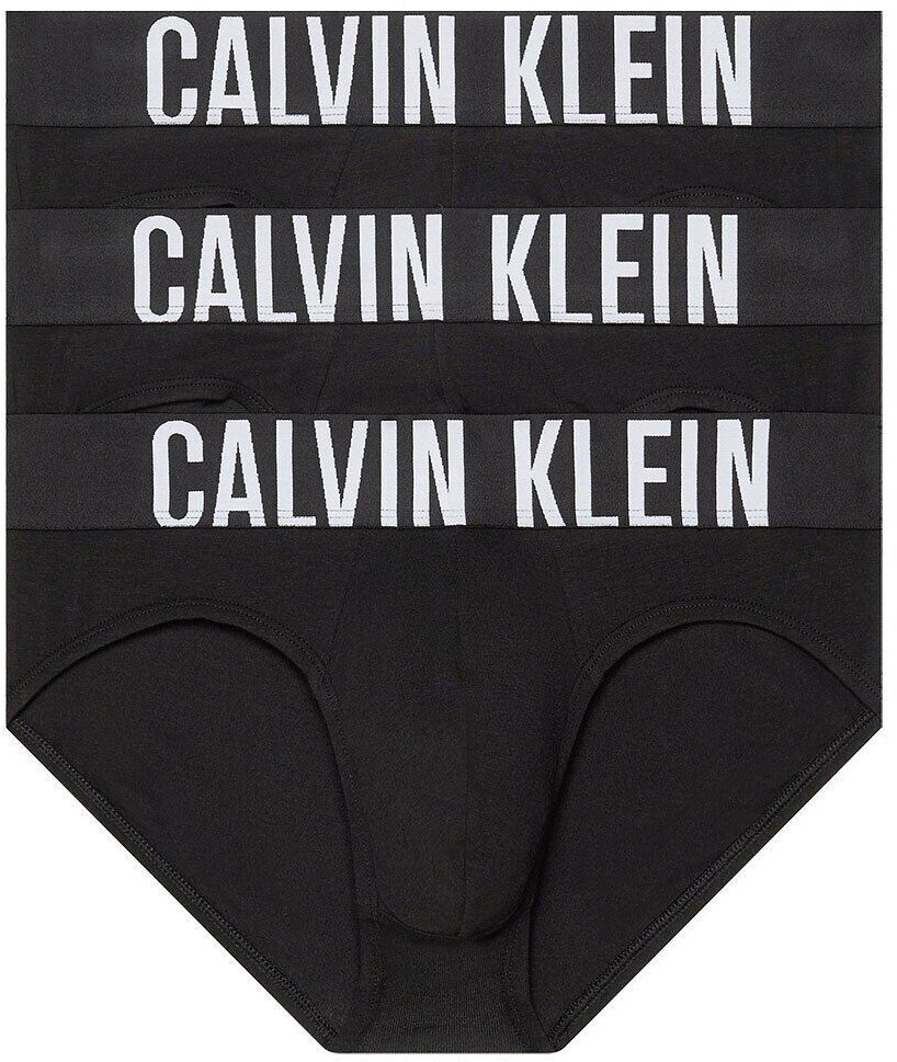 Calvin Klein 3-Pack Hip Slip (000NB3607A-UB1) black